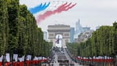 Militärparade zum Nationalfeiertag auf den Champs-Élysées: Am 14. Juli feiert Frankreich den Sturm auf die Bastille 1789.