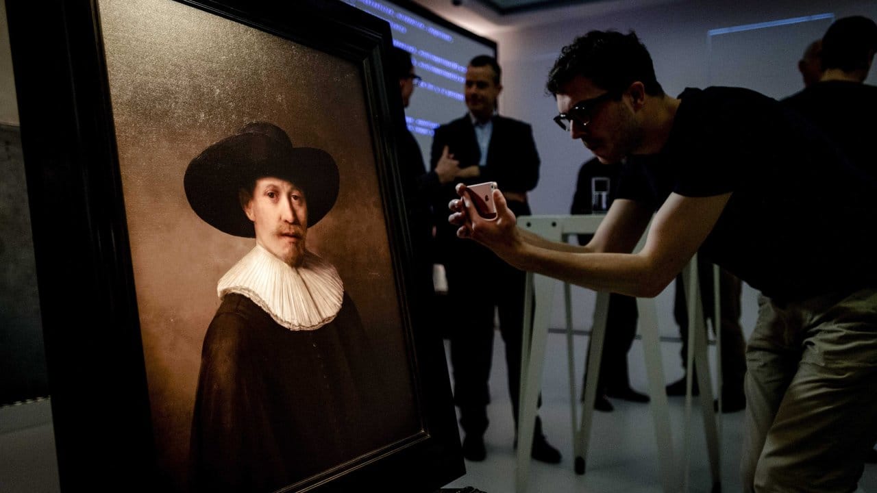 Das Gemälde "The Next Rembrandt" wurde 2016 in Amsterdam vorgetsellt.