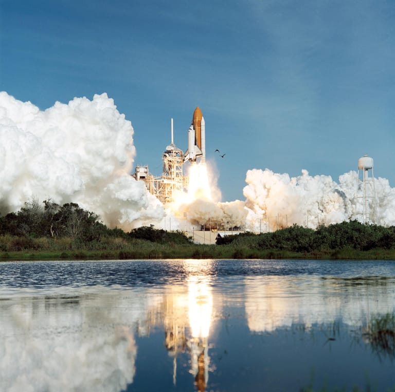 Im Jahr 1981 schickt die Nasa das erste weltraumtaugliche Space Shuttle ins All