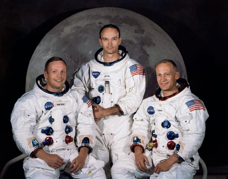 Neil Armstrong, Michael Collins und Edwin Aldrin: die Crew von Apollo 11.
