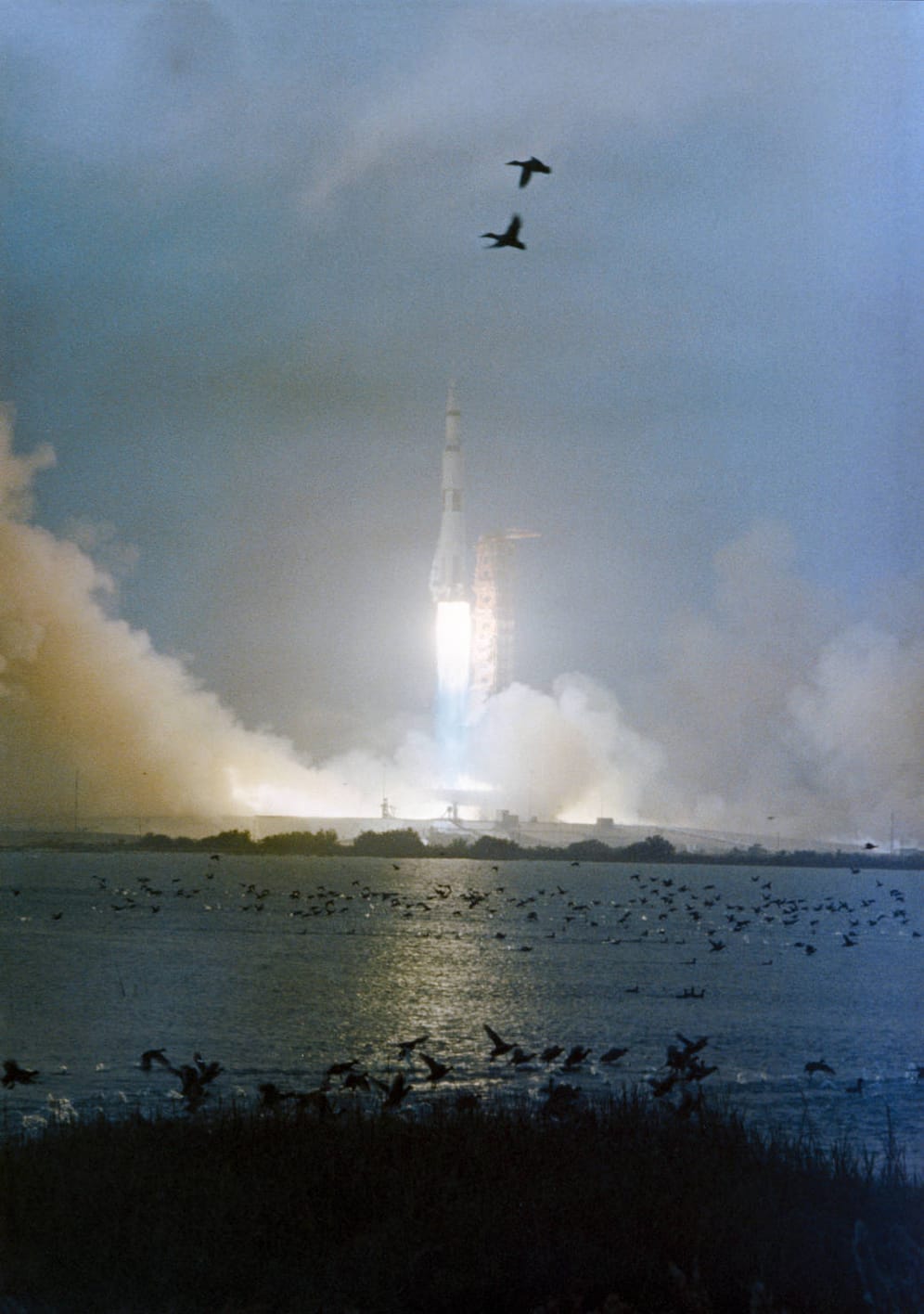 14. November 1969: Apollo 12 startet zur erfolgreichen zweiten Mondlandung.