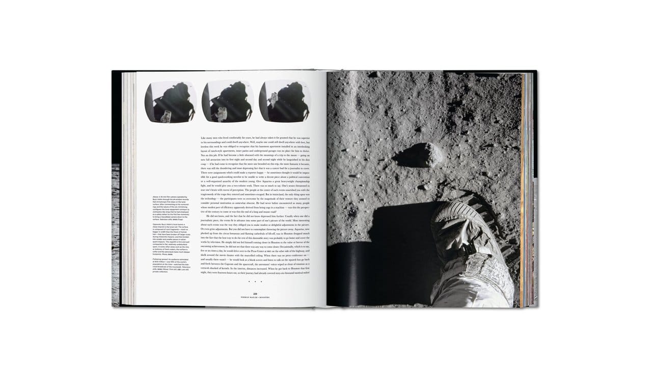 Bild und Text ergänzen sich in Norman Mailers Meisterwerk "Moonfire".