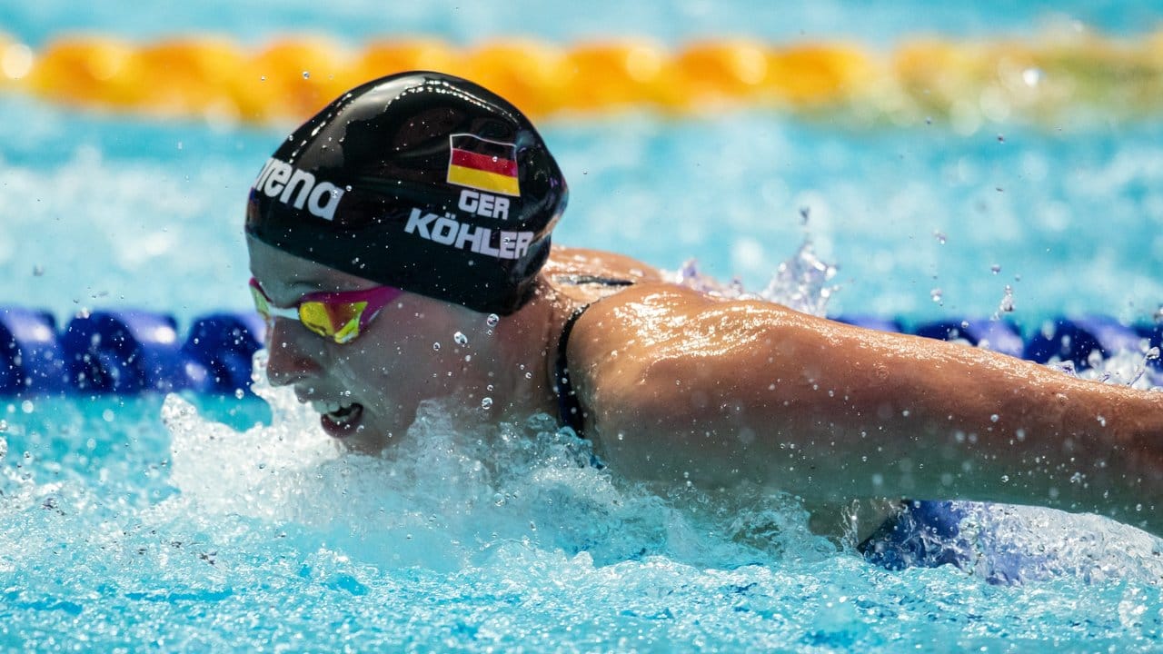 Qualifizierte sich als Elfte über 100 Meter Schmetterling für das Halbfinale: Angelina Köhler.
