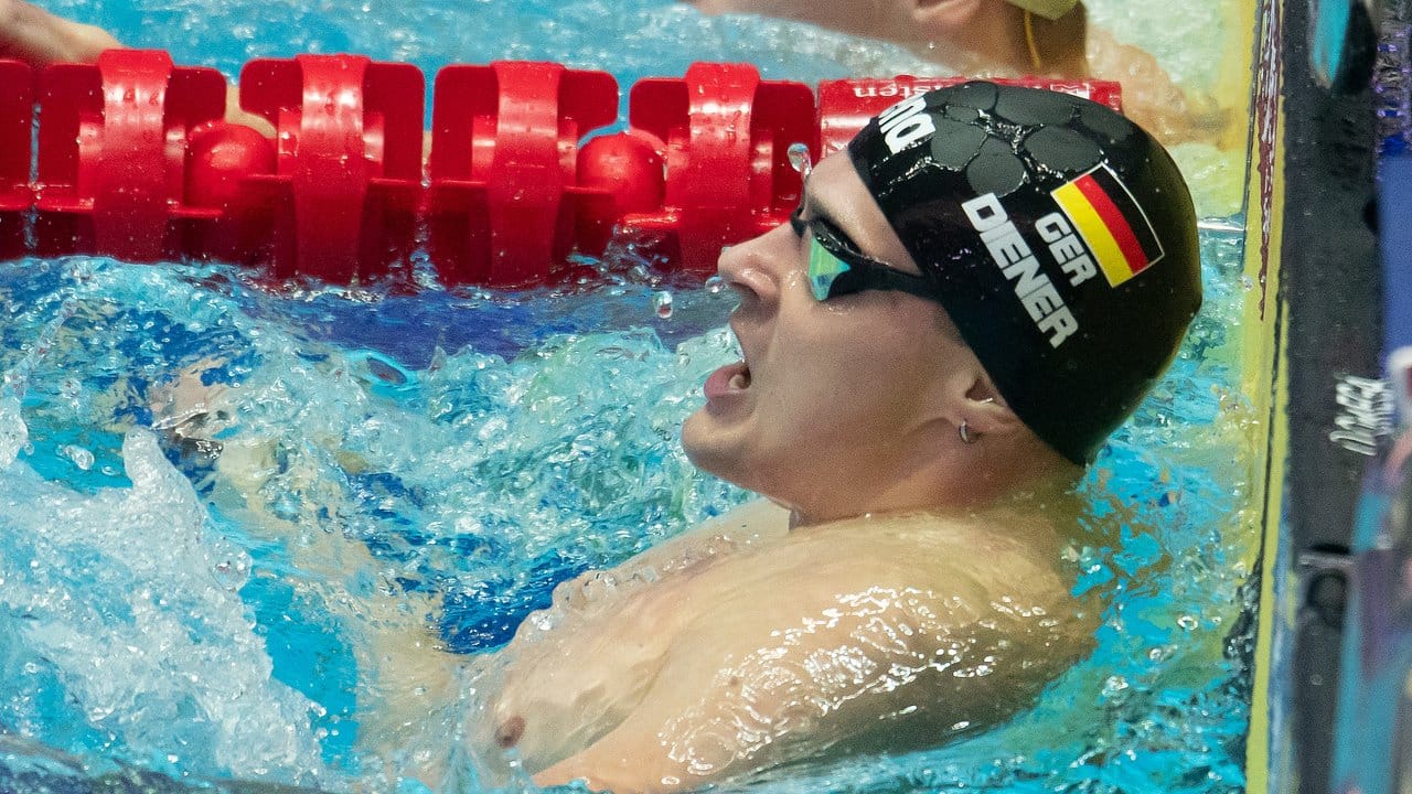 Hat das Finale klar verpasst: Rückenschwimmer Christian Diener.