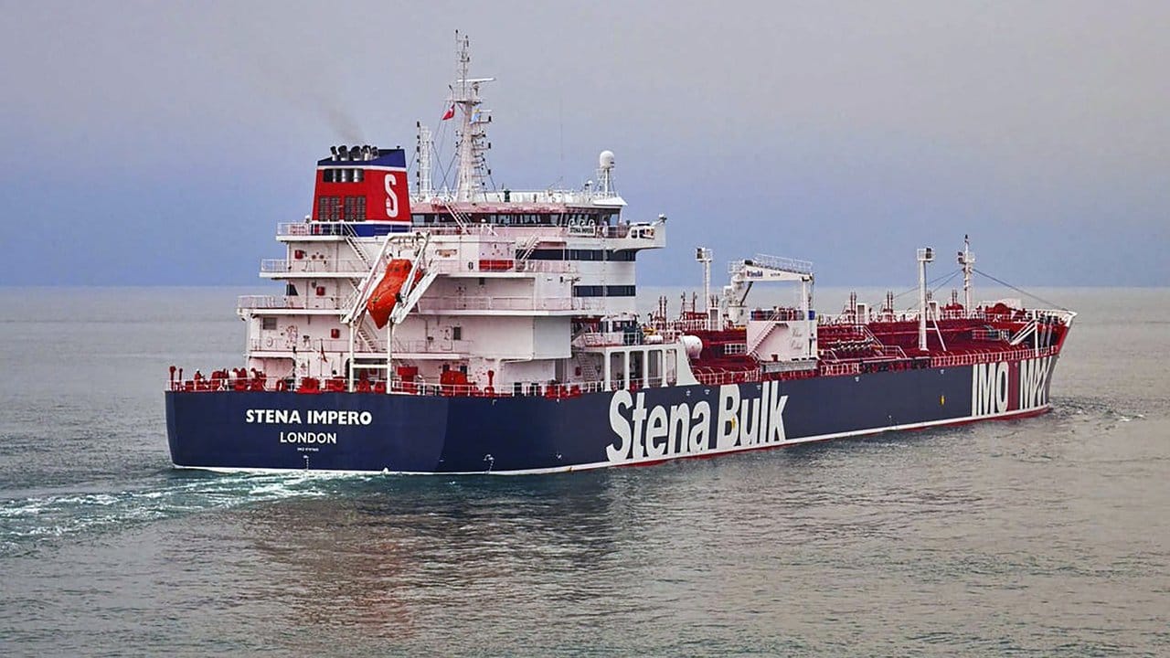 Der Öltanker "Stena Impero" wurde in der Straße von Hormus gestoppt.