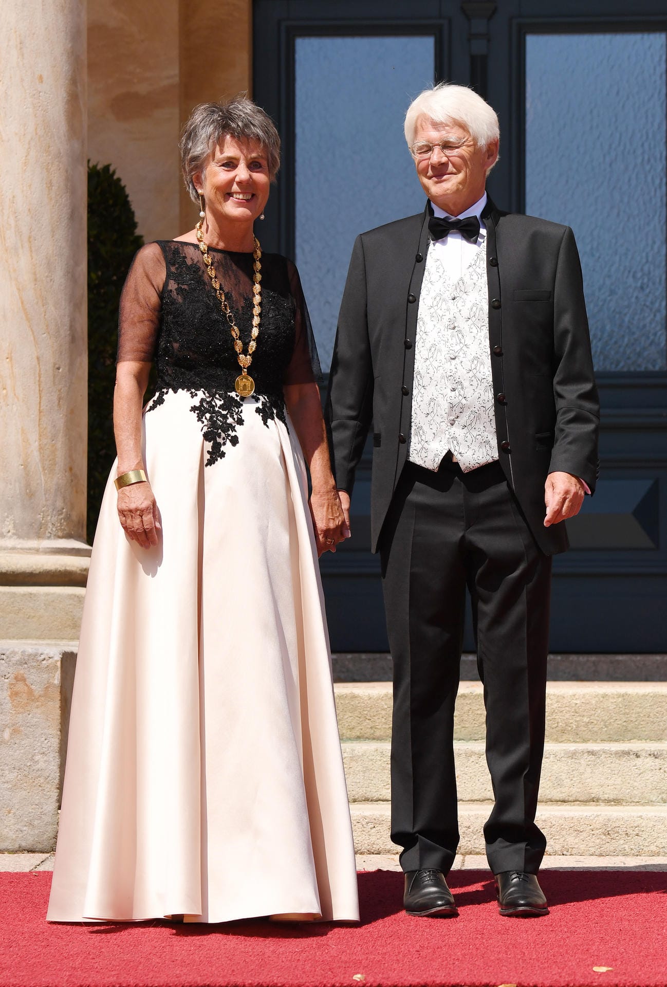 Die Bayreuther Oberbürgermeisterin Brigitte Merk-Erbe und ihr Mann Thomas