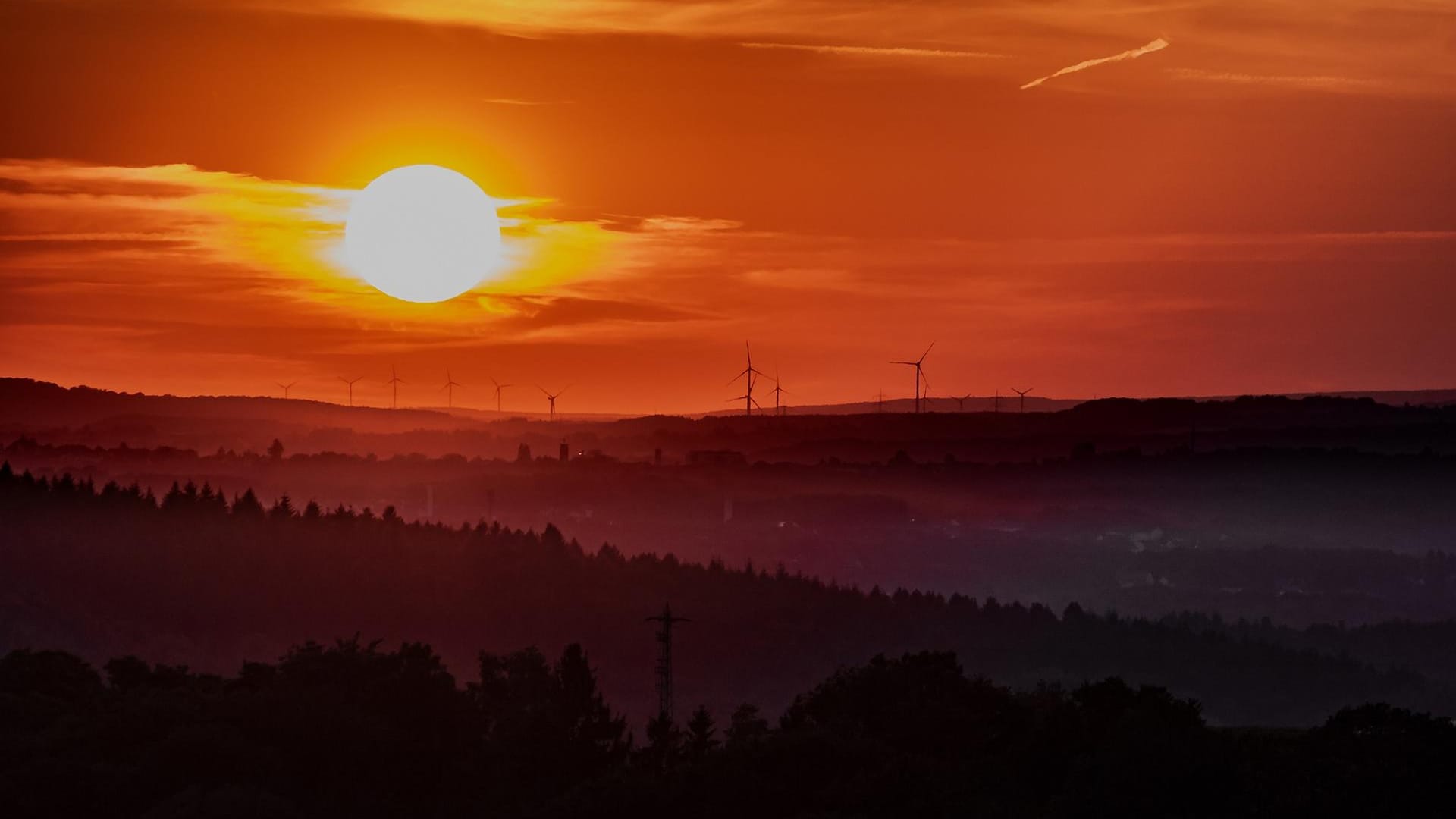 Ein Sonnenuntergang