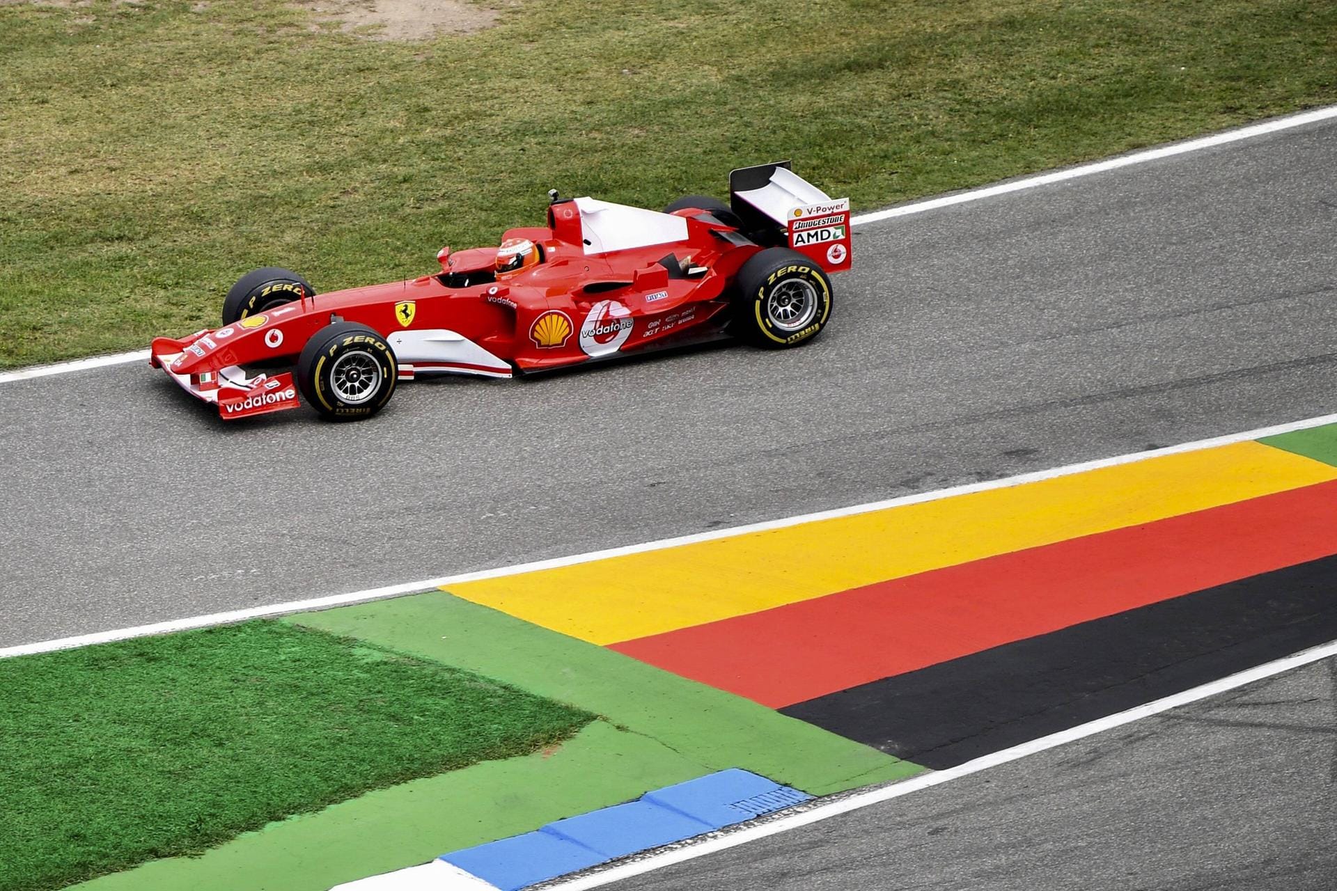 Mick Schumacher auf der Strecke in Hockenheim.