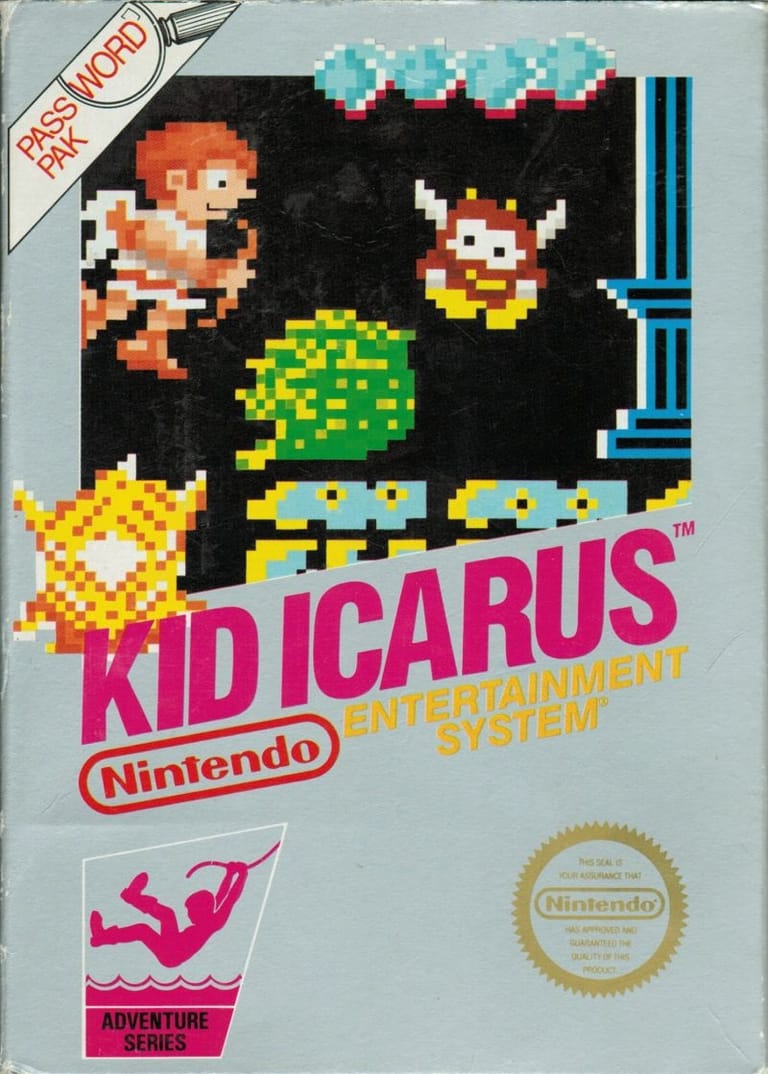 1987 erschien in Europa und den USA das Spiel "Kid Icarus" für die Nintendo Entertainment System (NES.