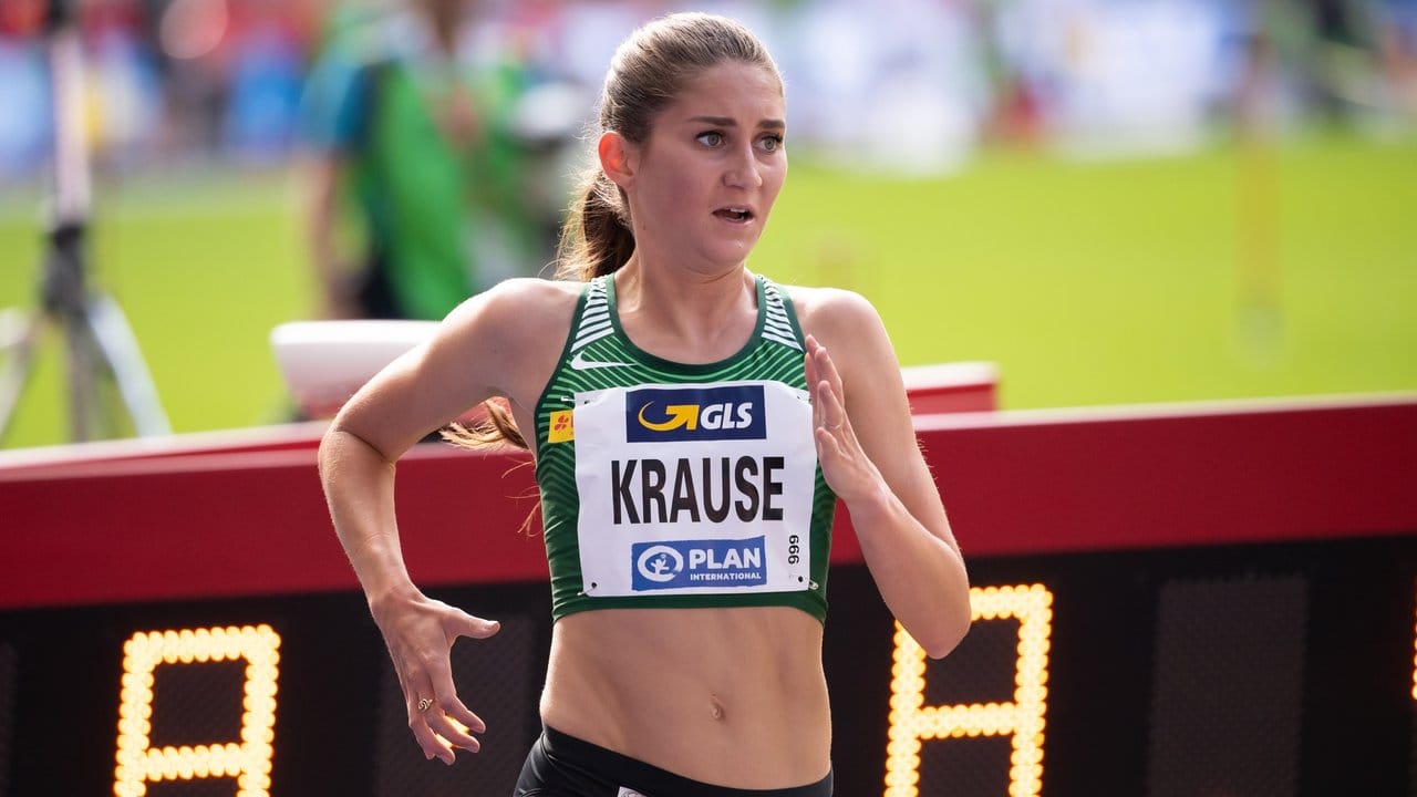 Gesas Felicitas Krause ist zum fünften Mal hintereinander deutsche Meisterin über 3000 Meter Hindernis geworden.