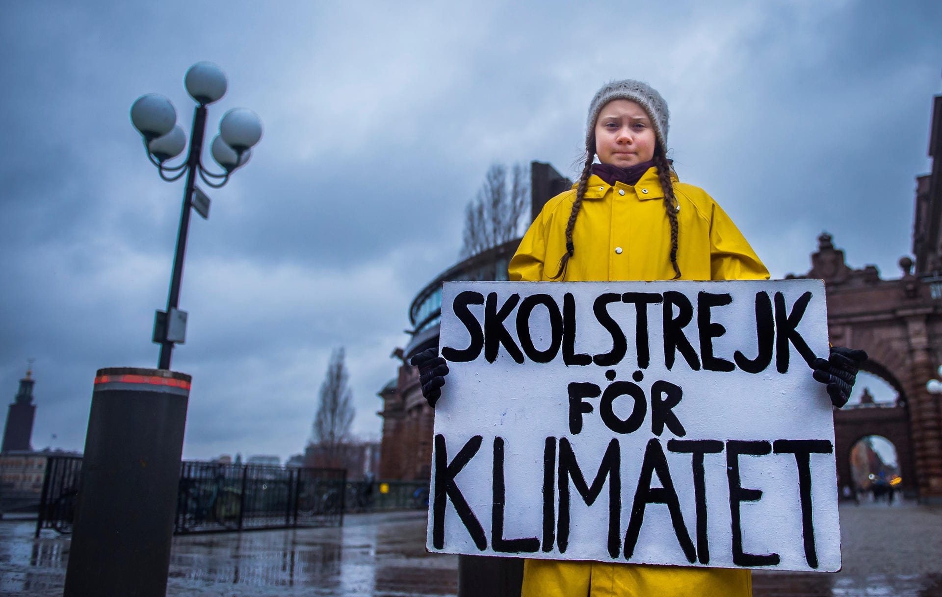 Gretas erste Proteste in Schweden