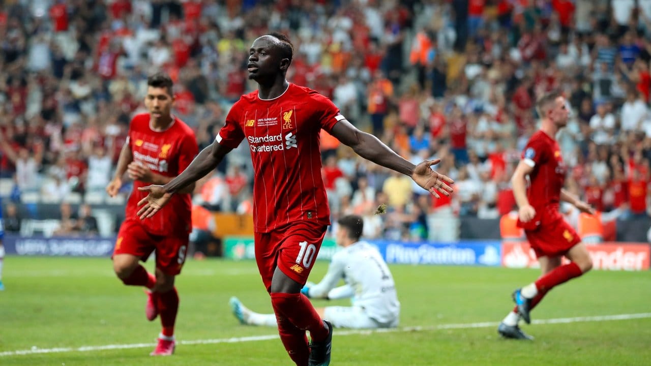 Liverpools Sadio Mane feiert sein Tor zum 1:1.
