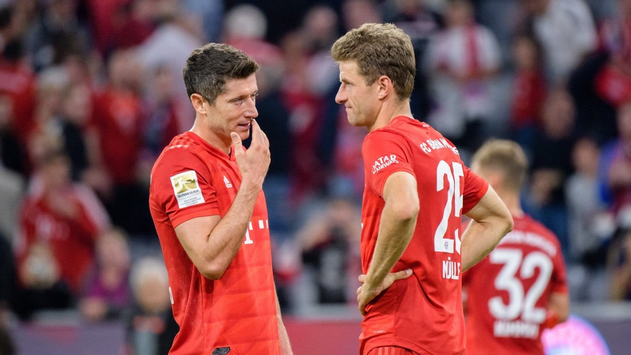 Mit dem Remis gegen Hertha BSC waren die Bayern nicht zufrieden.