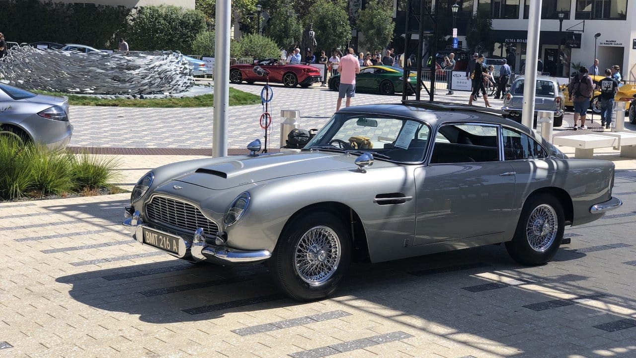Bekannt aus dem Kino: Auch Klassiker wie dieser Aston Martin aus dem Fuhrpark von James Bond sind im Rahmen der Monterey Car Week zu sehen.