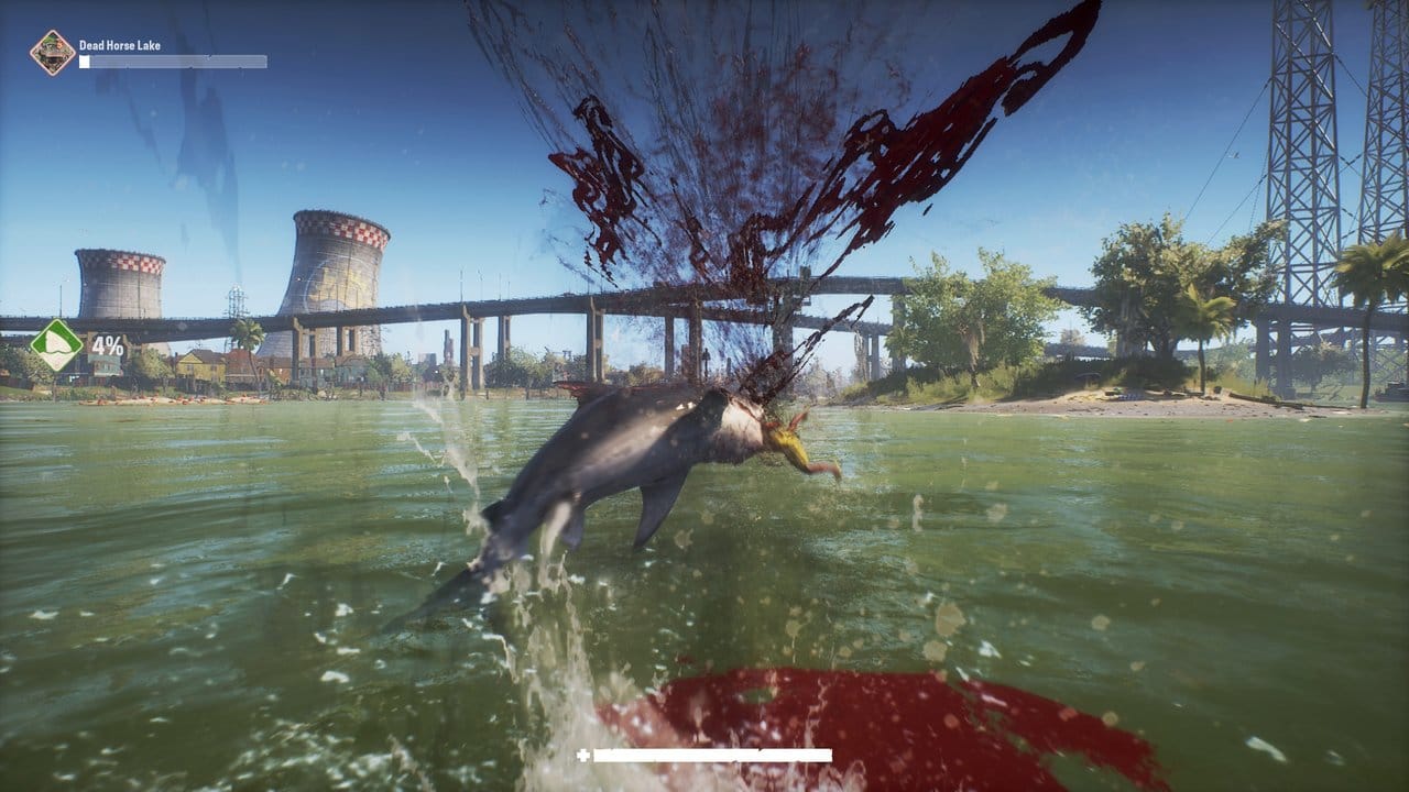 Perspektivenwechsel gefällig? In "Maneater" ist der Spieler als Killerhai in trüben Gewässern unterwegs.