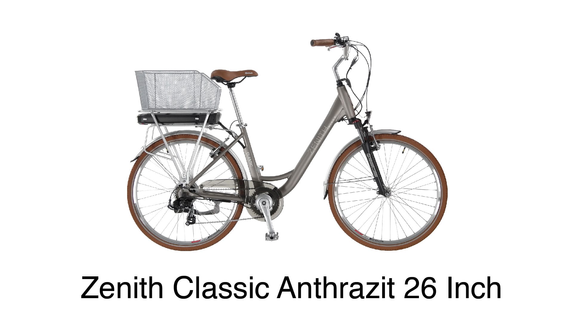 Ein Hingucker mit Lederapplikationen: Zenith Classic Anthrazit 26 Inch.