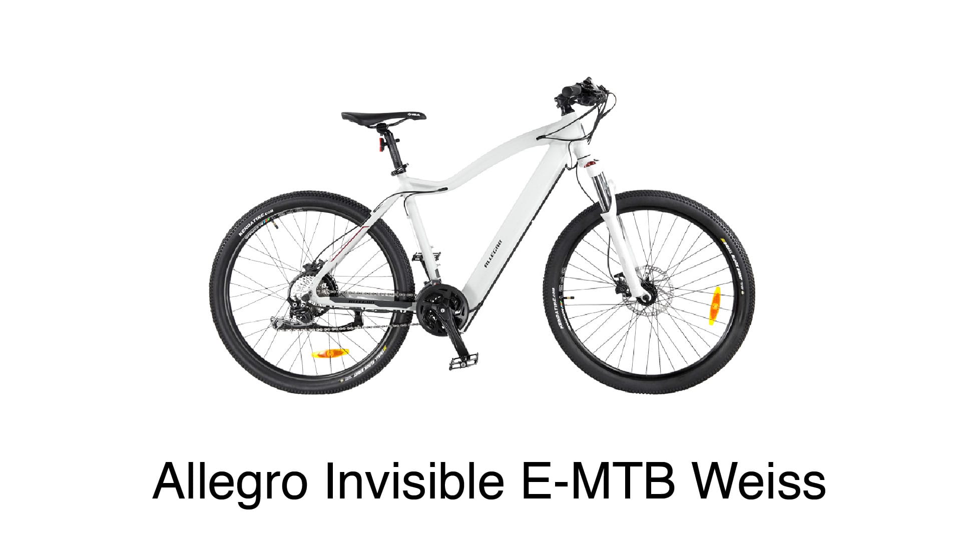 E-Mountainbike mit unschlagbarem Preis-Leistungs-Verhältnis: Allegro Invisible E-MTB Weiß.
