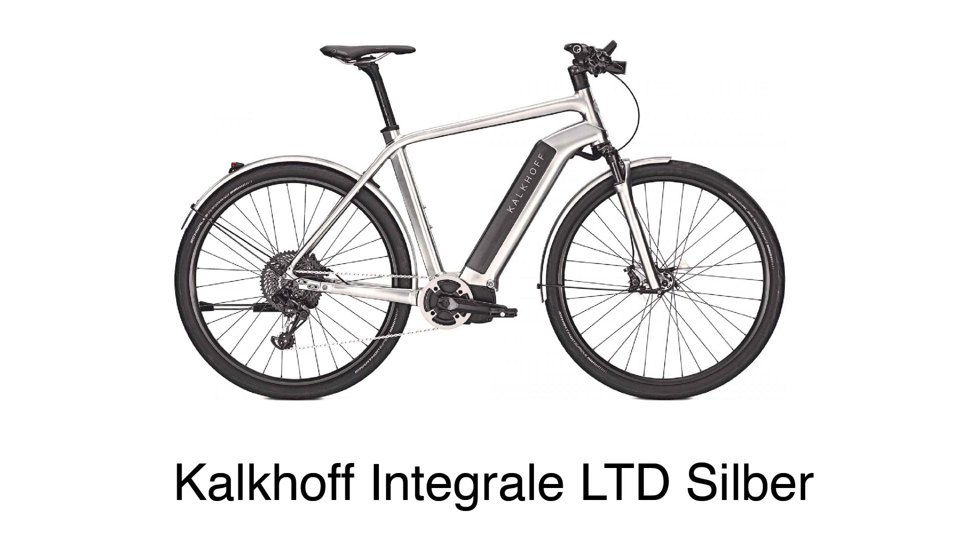 Hochwertige Technik mit ansprechendem Design: Kalkhoff Integrale LTD Silber.