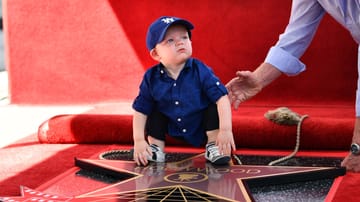 Vor der Enthüllung: Kirsten Dunst Sohn hat schon mal auf dem Stern platz genommen.