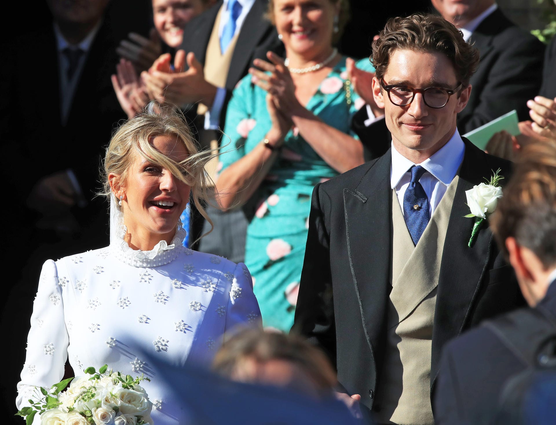 Am Samstag heiratete die 32-Jährige nach zweieinhalb Jahren Beziehung ihren Freund Caspar Jopling.