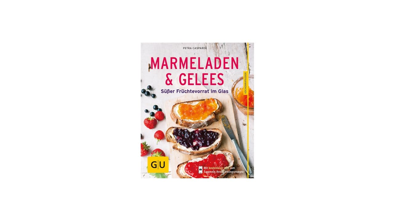 "Marmeladen & Gelees", Petra Casparek, Gräfe und Unzer Verlag, 64 Seiten, 8,99 Euro, ISBN-13: 978-3833858864.