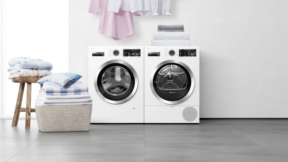 Bosch stellt auf der IFA eine neue Funktion der Waschmaschinen der Serie 8 und Home Professional vor - ein zusätzlichen Sprühstrahl für mehr Waschkraft.