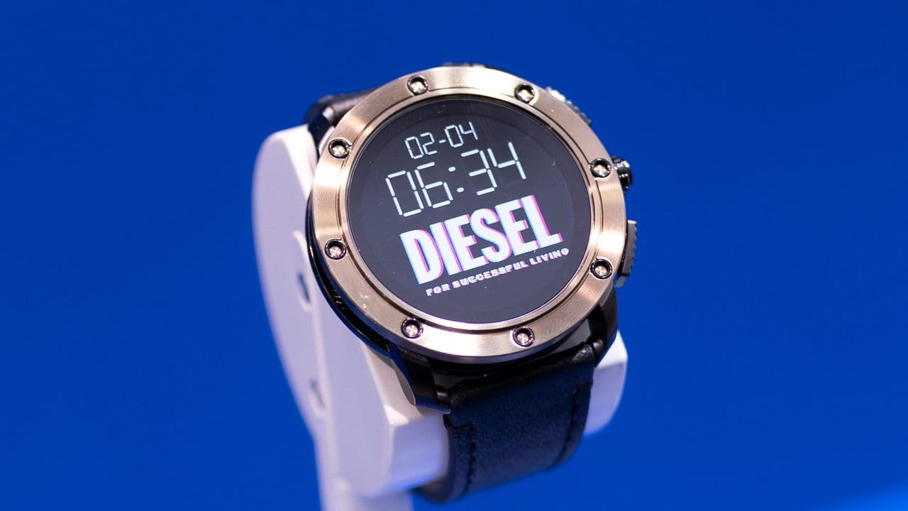 Industrial-Schick: Die Diesel Axial ist eine von mehreren Smartwatches aus der Fossil-Familie.