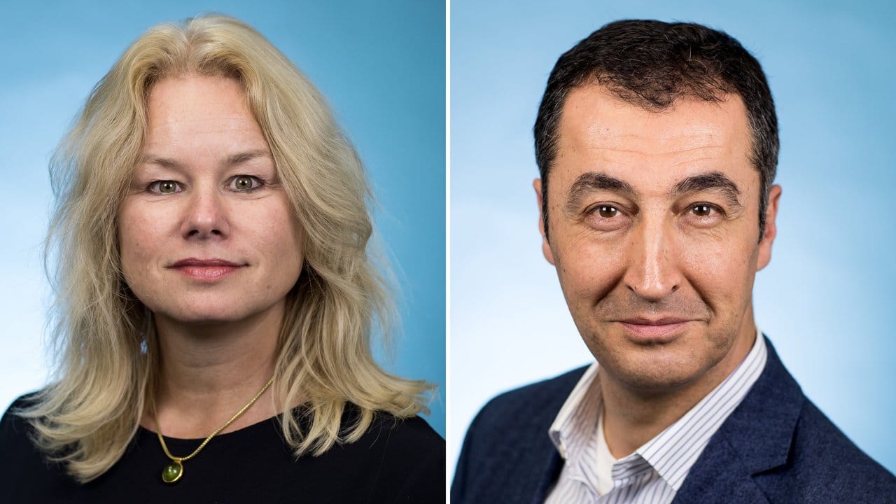 Kirsten Kappert-Gonther und Cem Özdemir wollen für den Fraktionsvorsitz der Grünen im Bundestag kandidieren.