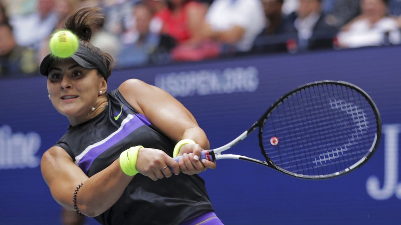 Bianca Andreescu aus Kanada gewann überraschend die US Open.