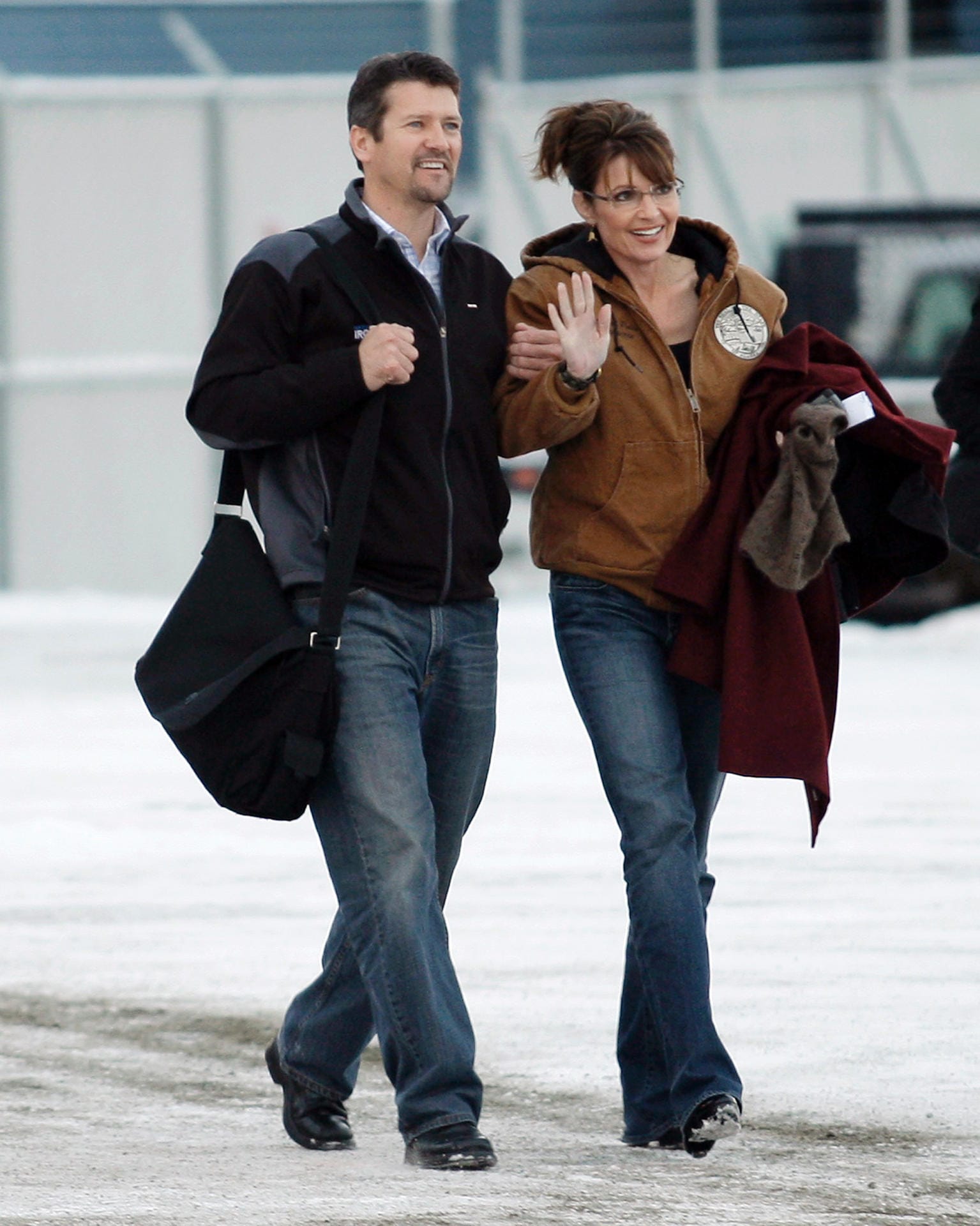 Reise im Jahr 2008: Sarah Palin war auch Kandidatin für die US-Vizepräsidentschaft.