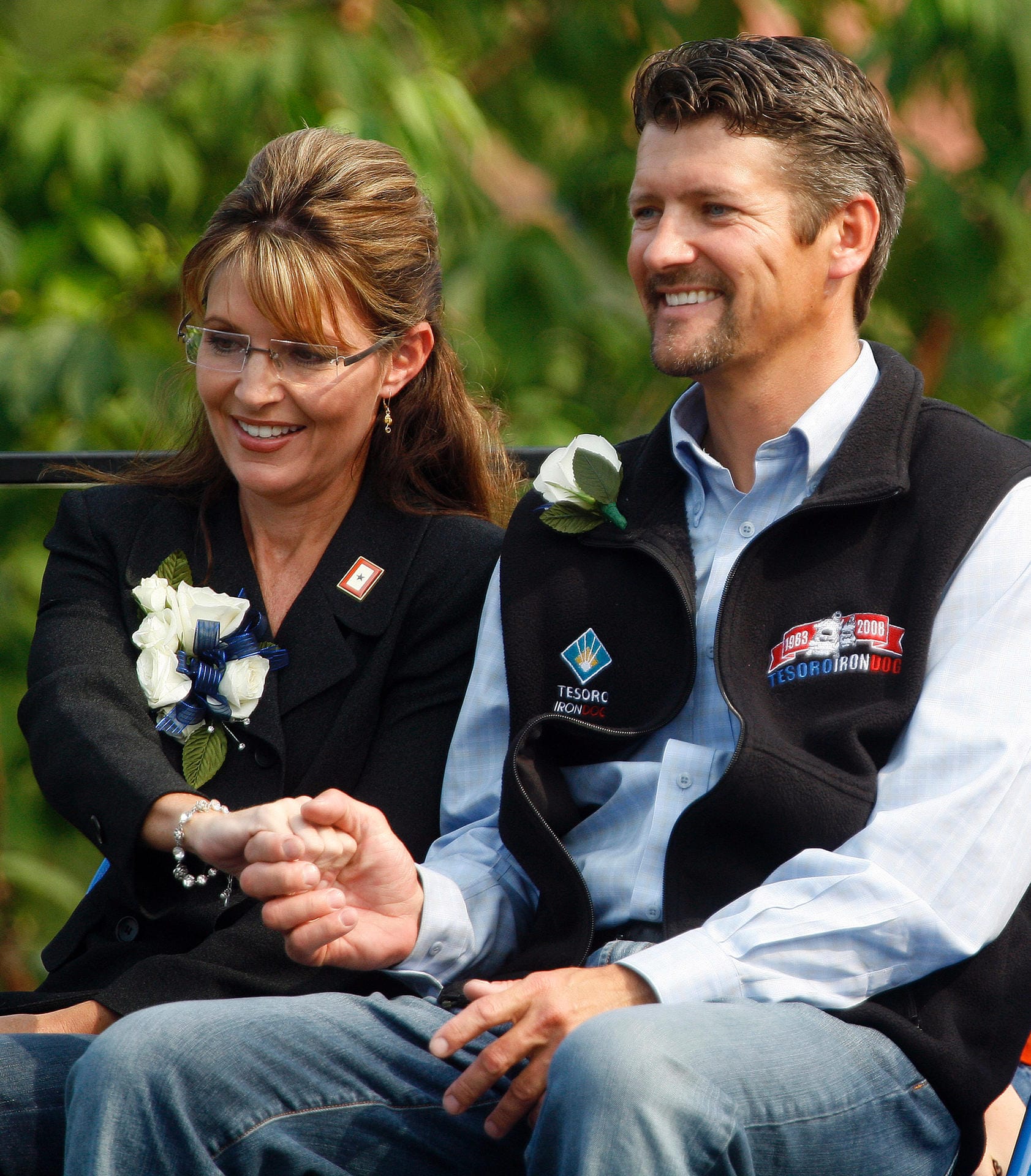 Ehepaar Palin im Juli 2009: Das war ihr letztes Jahr als Gouverneurin im US-Bundesstaat Alaska.