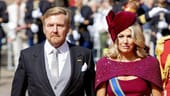 Auch König Willem-Alexander und Königin Máxima erschienen zum Prinsjesdag in Den Haag.