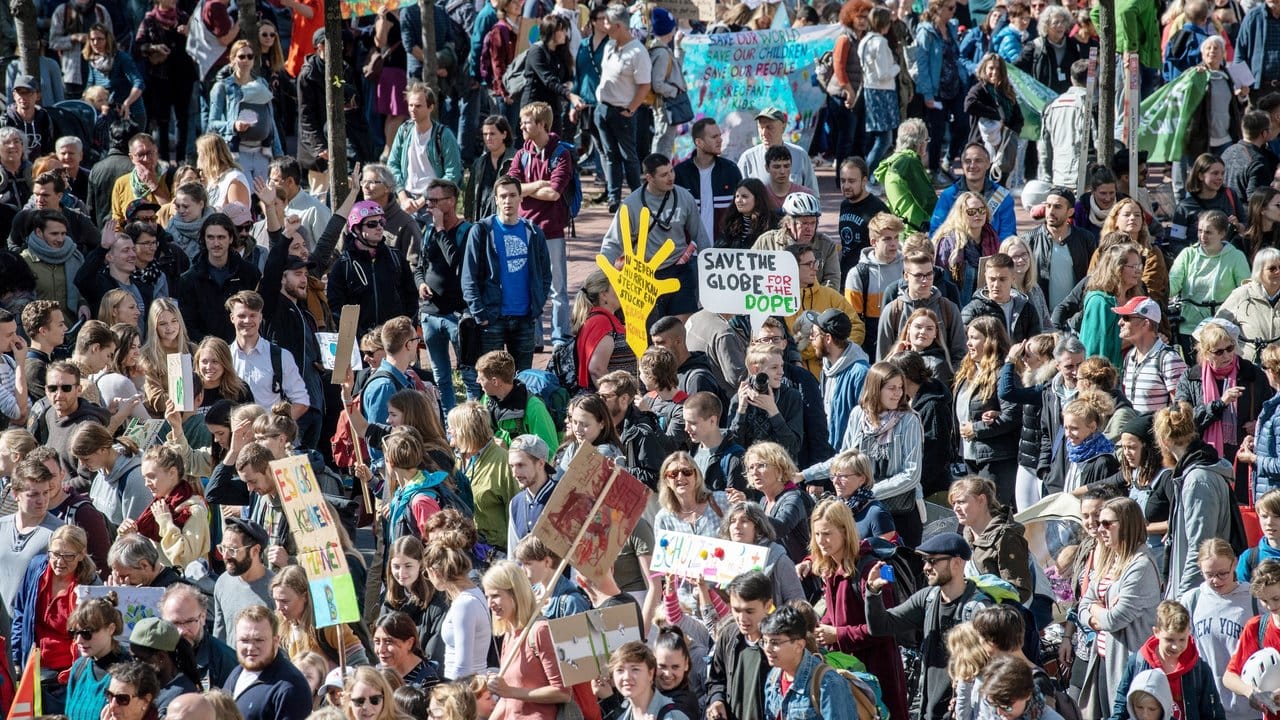 Auch in Hannover sind zahlreiche Menschen dem Aufruf zum Klimastreik gefolgt.