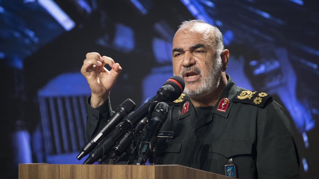 Hussein Salami, Chefkommandeur der iranischen Revolutionsgarden, hat mit einem "Krieg ohne Grenzen" gedroht.
