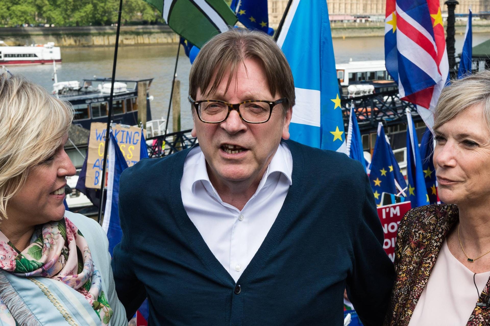 Guy Verhofstadt, Chef-Verhandler des Europäischen Parlaments für den Brexit: "Zumindest ein großer Trost in der Brexit-Saga: Der Rechtsstaat in Großbritannien ist quicklebendig."