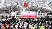 Die Eröffnungsfeier des Daxing International Airport.