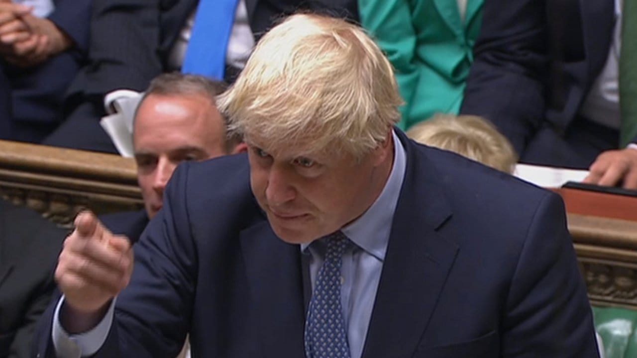 Premier Boris Johnson will Neuwahlen.