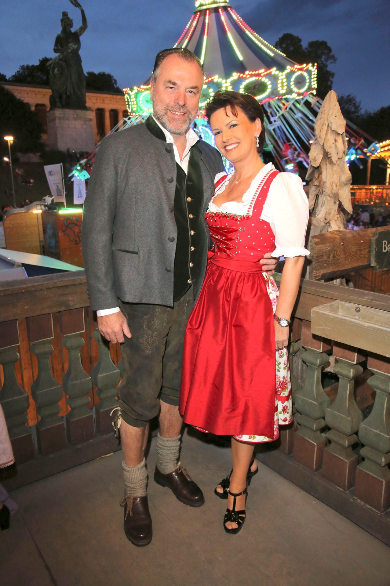 Unternehmer Clemens Tönnies mit Ehefrau Margit Tönnies.