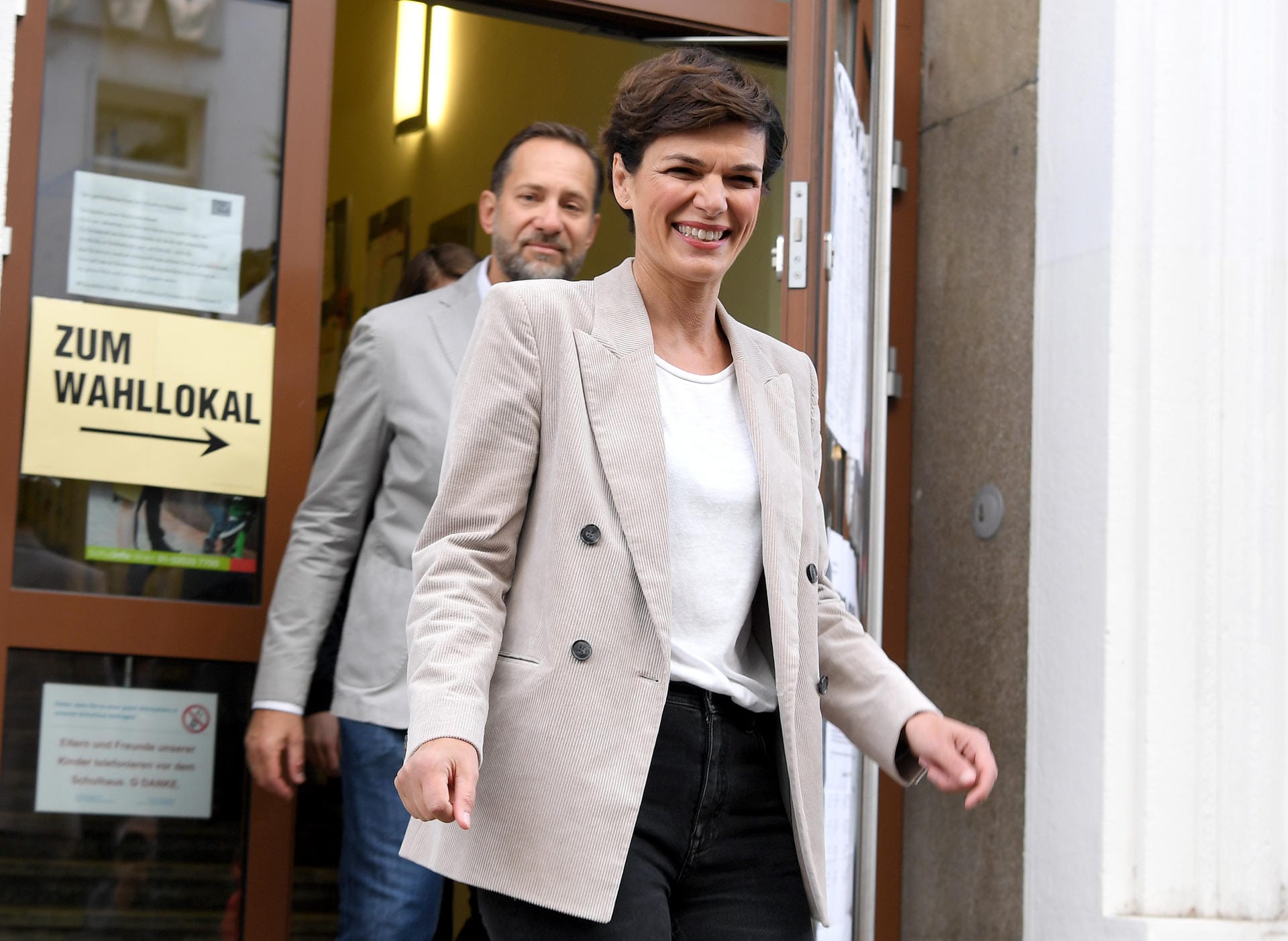 Pamela Rendi-Wagner und Ehemann Michael Rendi: Die SPÖ-Vorsitzende betonte, dass es die Österreicher nun in der Hand hätten, die Fortsetzung einer ÖVP-FPÖ-Koalition zu verhindern.
