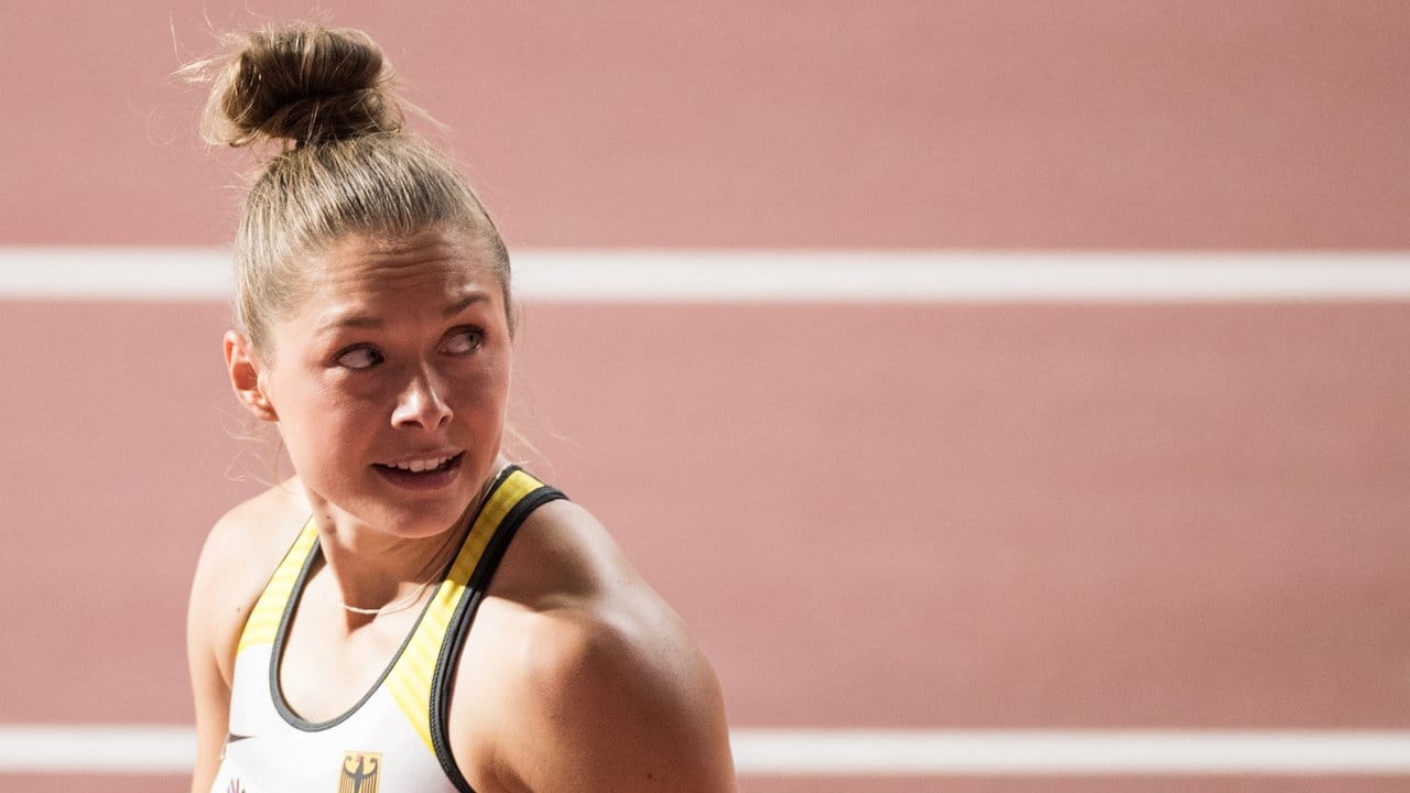 Gina Lückenkemper wurde in mäßigen 11,30 Sekunden Letzte ihres Laufs über 100 Meter.