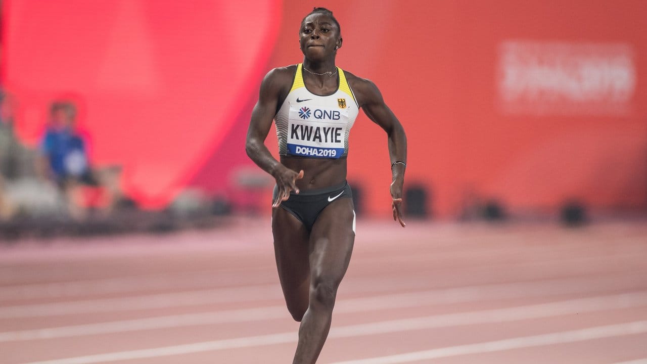 Qualifizierte sich mit persönlicher Bestzeit für das Halbfinale über 200 Meter: Lisa Marie Kwayie.