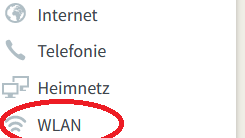 Rufen Sie mit einem Browser auf Ihrem Rechner oder Smartphone das Routermenü auf. Geben Sie dazu in die Adressleiste 192.168.0.1 oder 192.168.1.1 ein. Bei einer Fritzbox können Sie auch "http://fritz.box" eingeben. Im Fritzbox-Menü klicken Sie auf das Menü "WLAN" ...