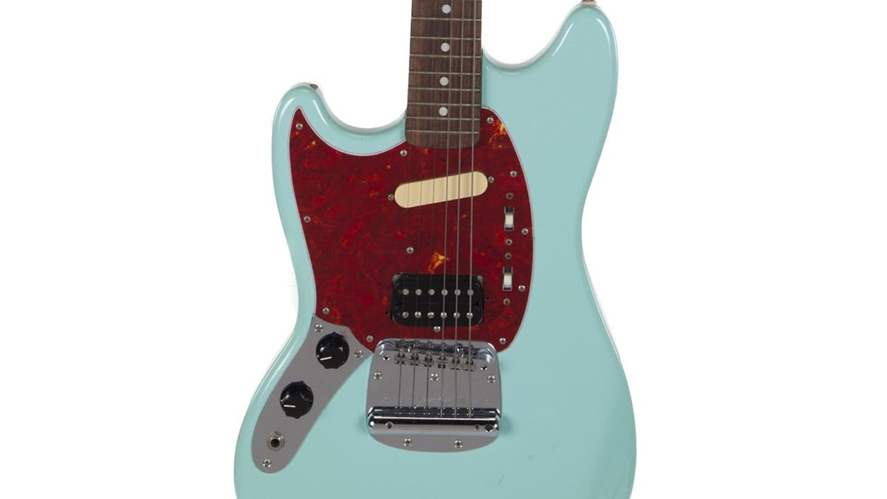 Die Fender Mustang wurde eigens für Kurt Cobain angefertigt.