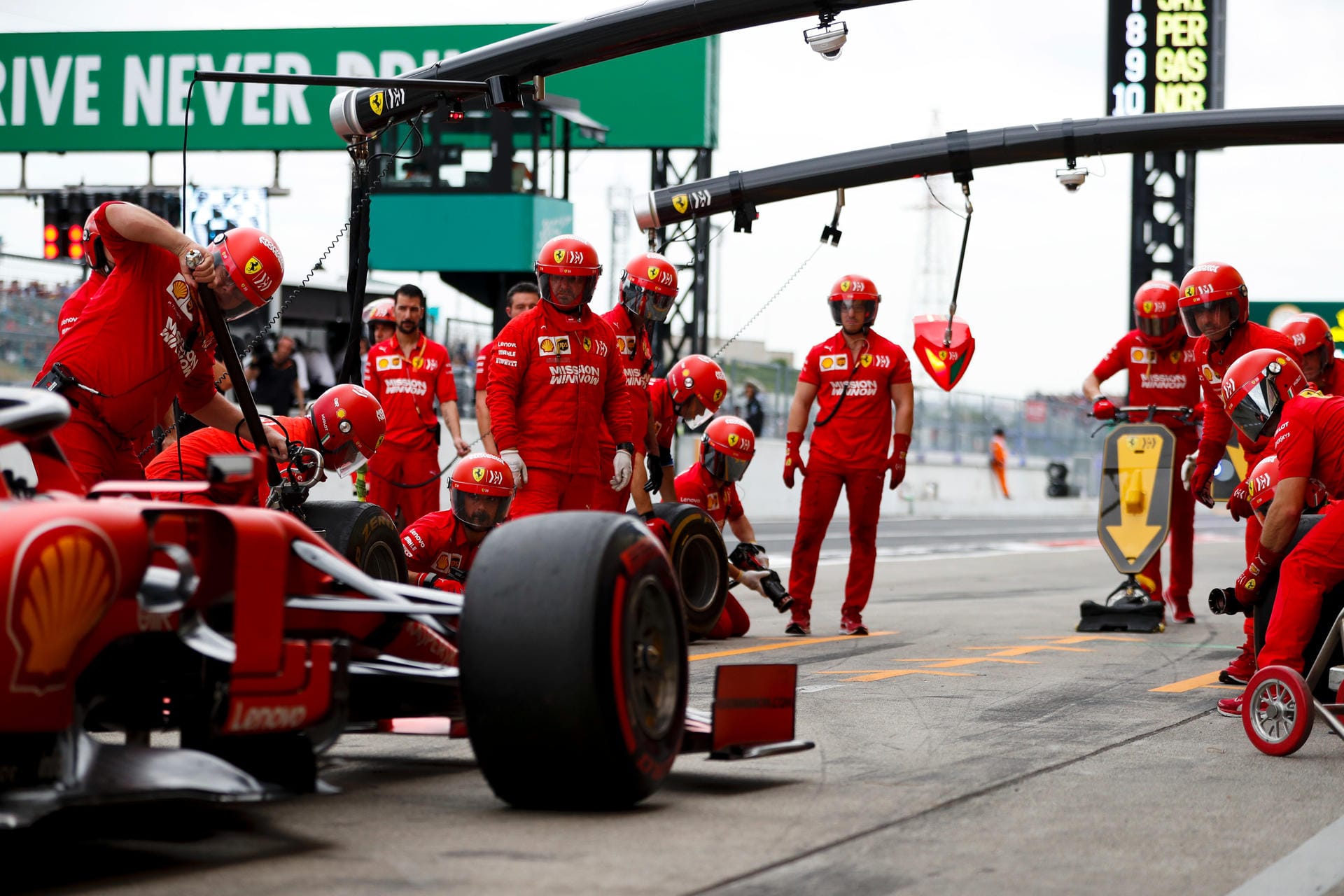 Ferrari versuchte den "Undercut".