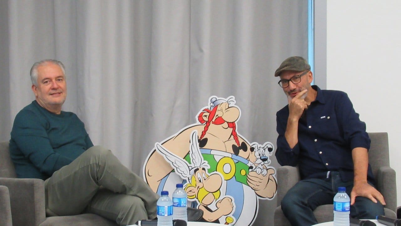 "Die Tochter des Vercingetorix" ist der vierte Band von Didier Conrad (l) und Jean-Yves Ferri. "Die Tochter des Vercingetorix" ist der vierte Band von Didier Conrad (l) und Jean-Yves Ferri.