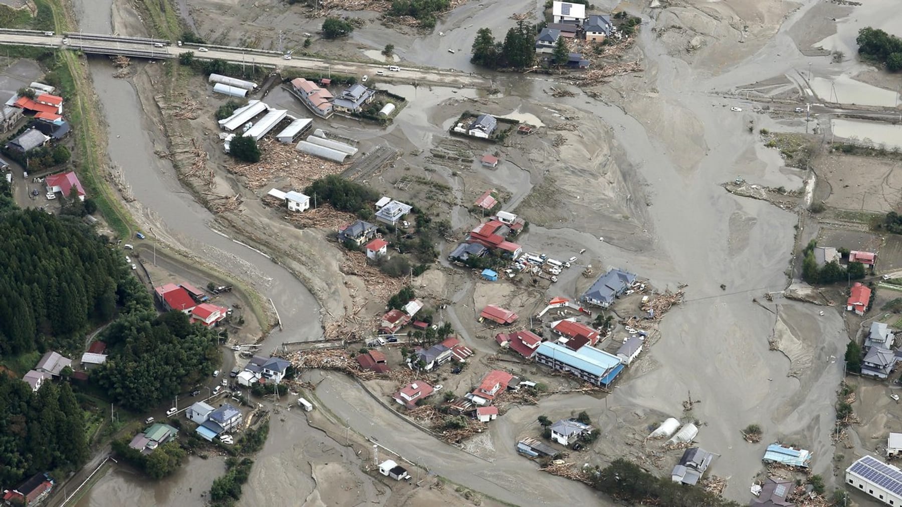Die Folgen des Taifuns in Japan