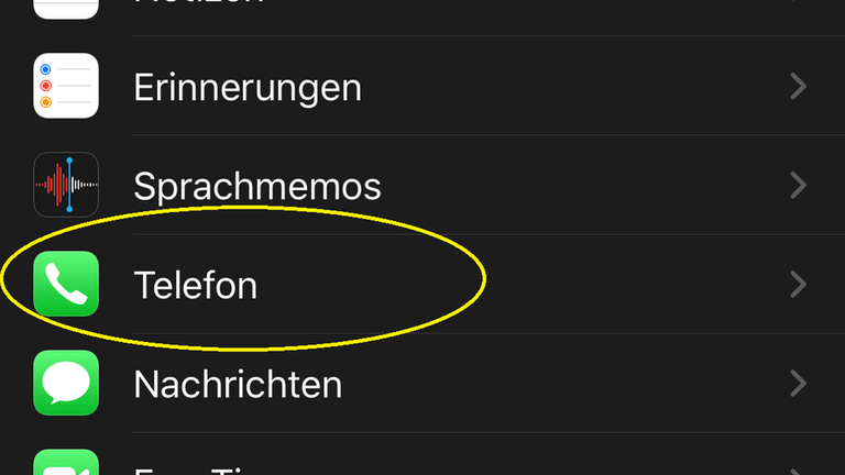 Anrufe auf dem iPhone blockieren