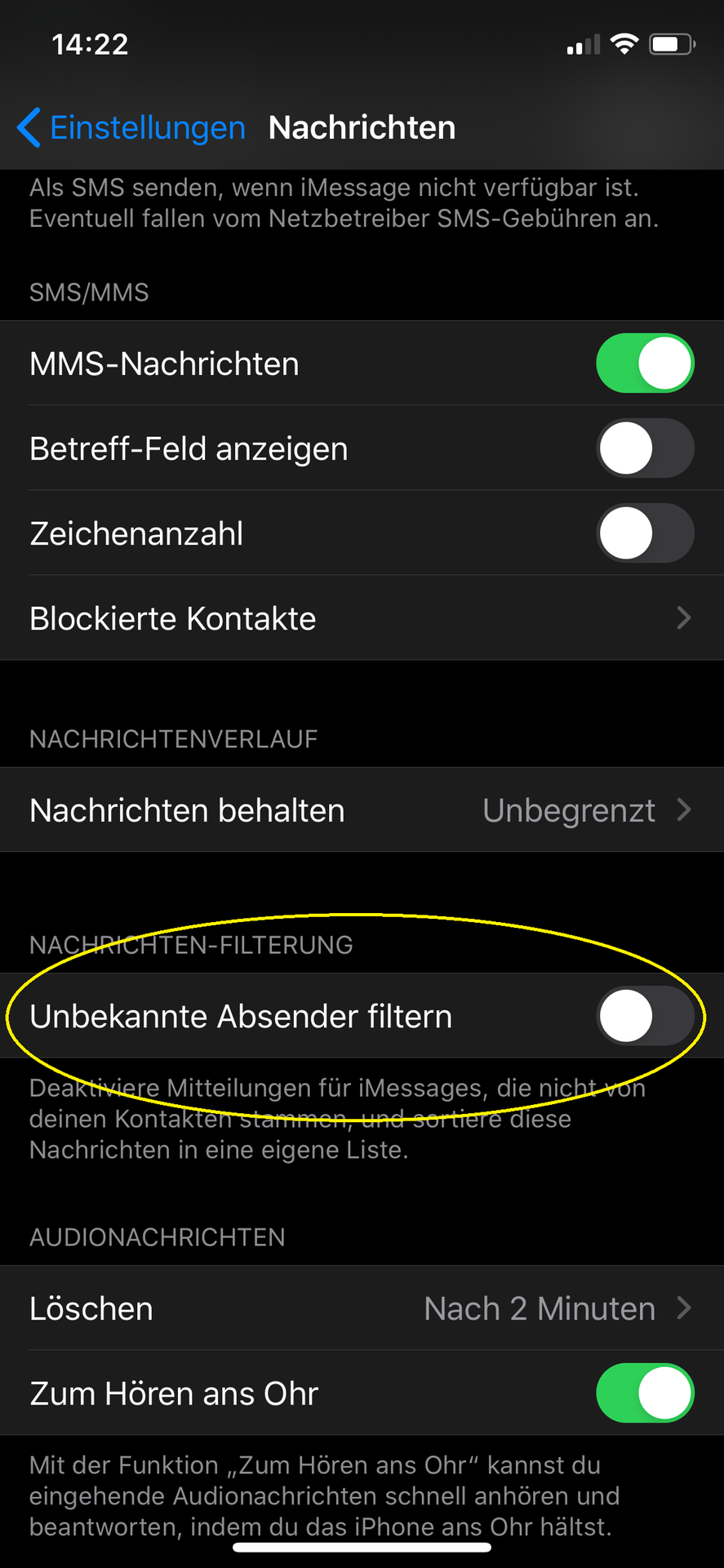 Anrufe auf dem iPhone blockieren