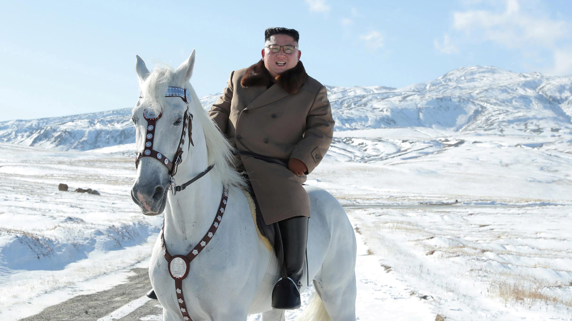 Die Propaganda Nordkoreas meldete, der Ritt sei ein "großes Ereignis mit weitreichender Bedeutung in der Geschichte der Revolution Koreas".