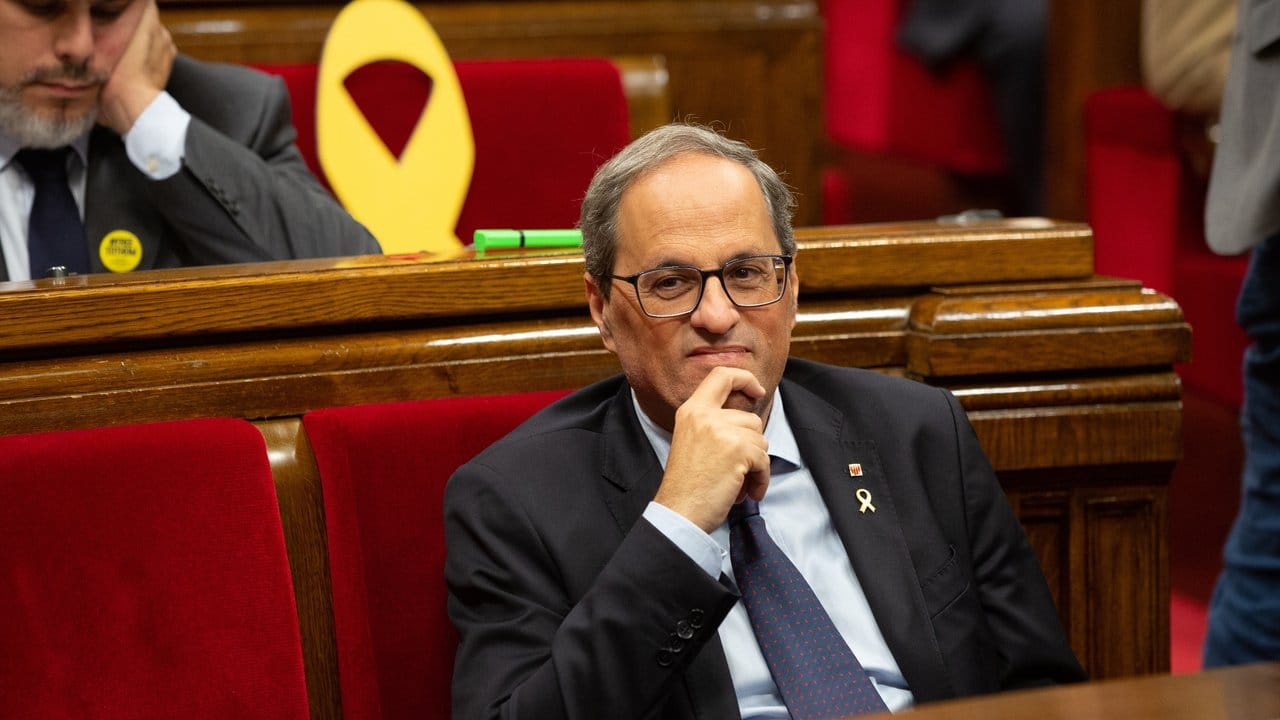 Quim Torra, Regionalpräsident von Katalonien, droht mit einem neuen Abspaltungsreferendum.